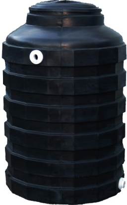 175 Gallon Quadel Plastic Vertical Water Storage Tank (MPN: QL-1009)