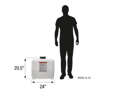 30 Gallon RomoTech Domed Flat Bottom Utility Tank (MPN:82123909)