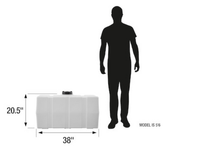 50 Gallon RomoTech Flat Bottom Utility Tank (MPN:82123919)